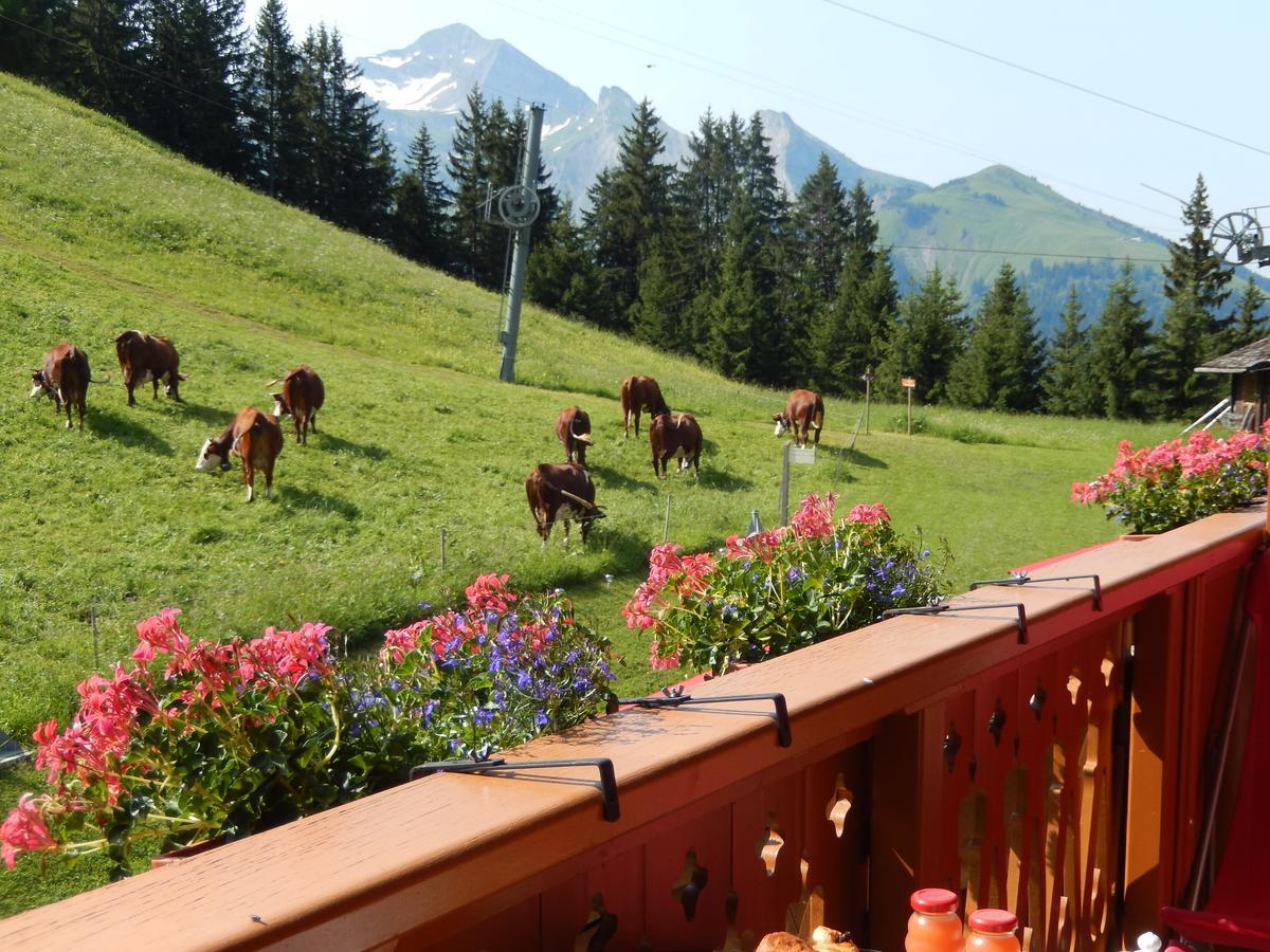 Hotel La Vieille Ferme Manigod Esterno foto